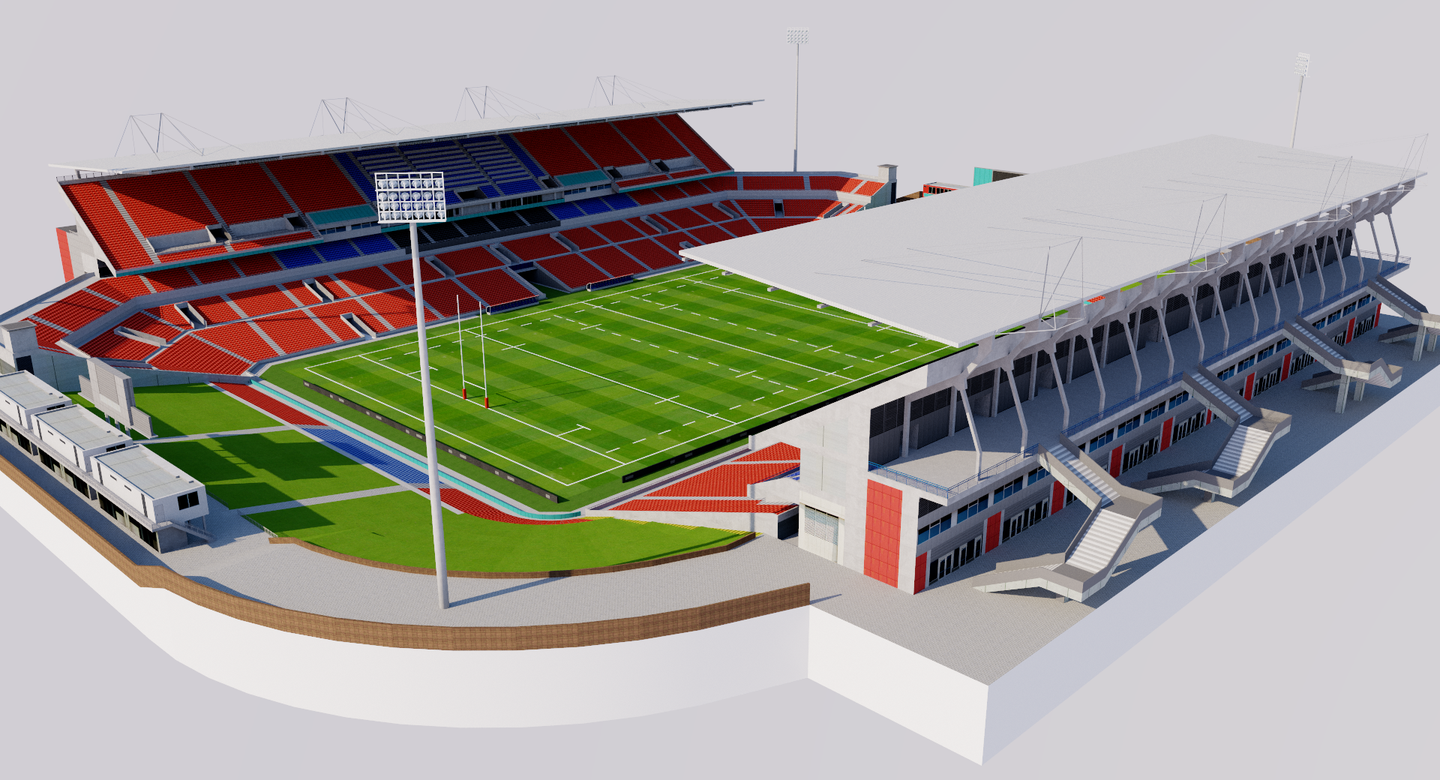 McDonald Jones Stadium - Australia 3D model