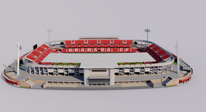 Nuevo Estadio de Los Carmenes - Granada Spain 3D model