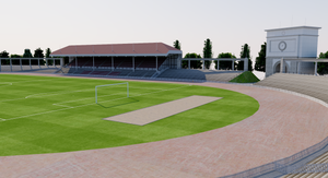 Old Olympisch Stadion - Antwerp Belgium 3D model