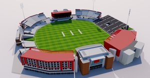 Old Trafford Cricket Ground - Manchester 3D model