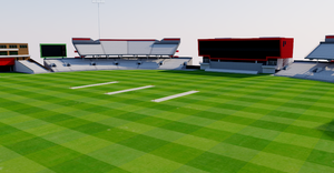 Old Trafford Cricket Ground - Manchester 3D model