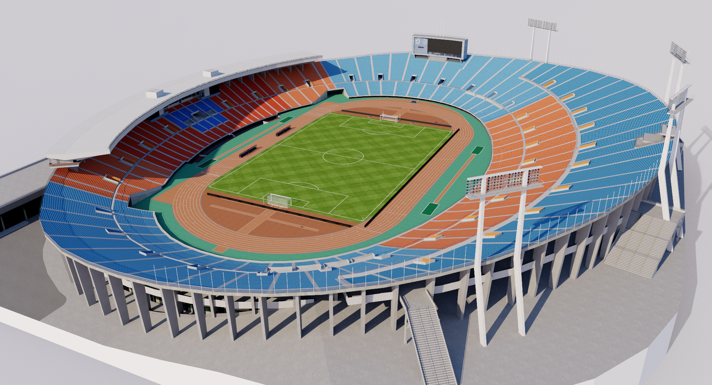Old National Stadium Tokyo - Japan 3D model – Genius&Gerry Old National Stadium Tokyo - Japan 3D model – Genius&Gerry