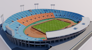 Old National Stadium Tokyo - Japan 3D model