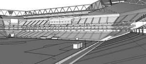 Panasonic Stadium Suita - Japan 3D model