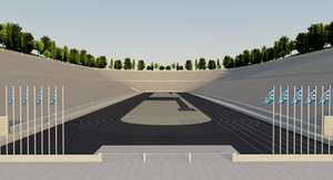 Panathenaic Stadium - Athens Greece 3D model
