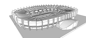 Parc des Princes - Paris Saint Germain PSG 3D model