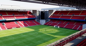 Parken Stadium - Copenhagen Denmark 3D model