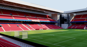 Parken Stadium - Copenhagen Denmark 3D model