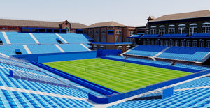 Queens Club Tennis Stadium - London 3D model