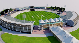 Rose Bowl Cricket Ground - England 3D model