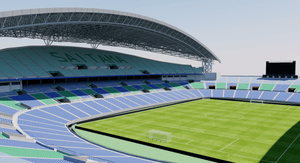 Saitama Stadium 2002 - Japan 3D stadium football
