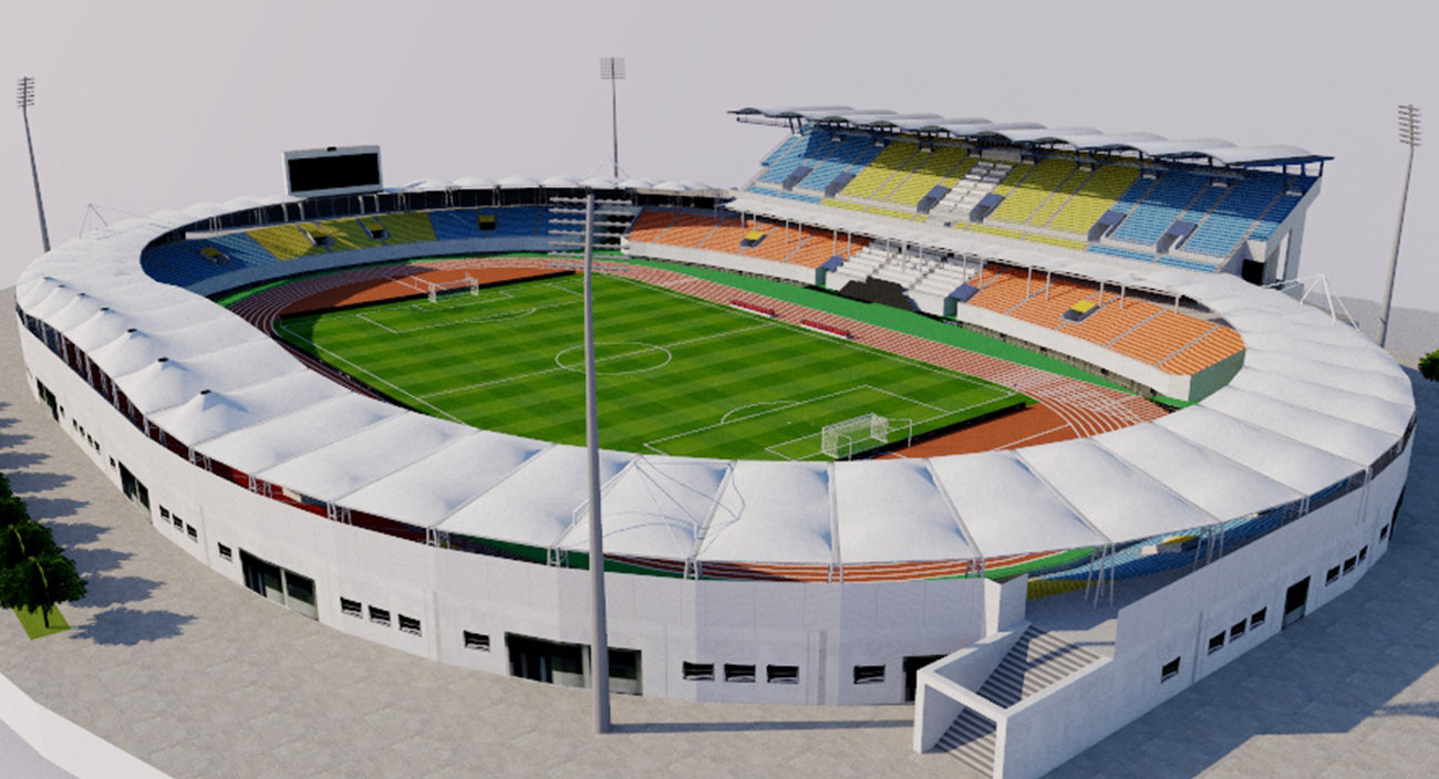 Seongnam Stadium - South Korea 3D model