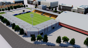 Skonto Stadium - Riga, Latvia 3D model