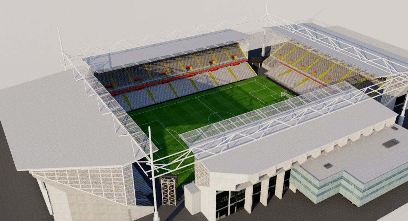 Stade Bollaert-Delelis - RC Lens - France 3D model