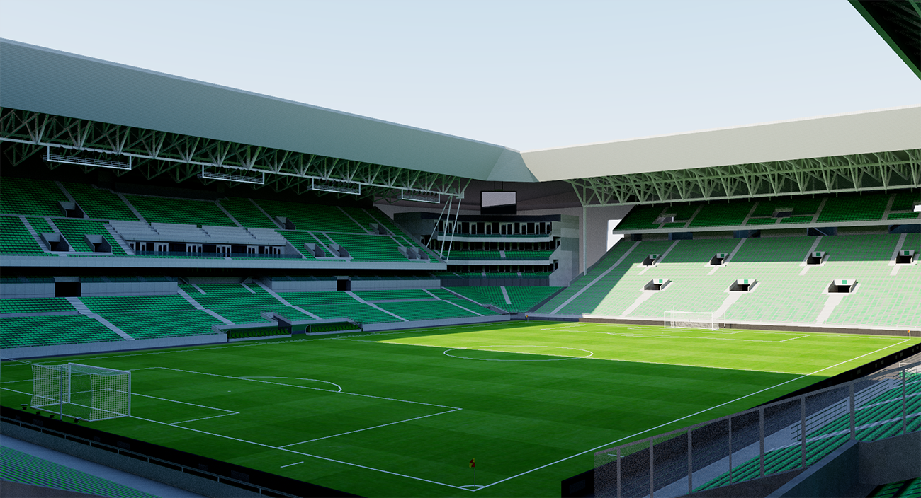 Stade Geoffroy-Guichard - Saint Etienne, France 3D model
