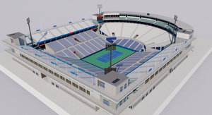 Stade IGA - Stade Uniprix - Montreal, Canada 3D model