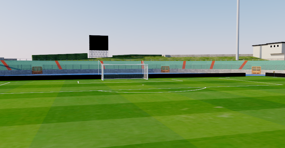 Stade Josy Barthel - Luxembourg 3D model – Genius&Gerry