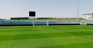 Stade Josy Barthel - Luxembourg 3D model