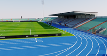 Load image into Gallery viewer, Stade Josy Barthel - Luxembourg 3D model
