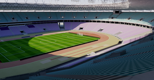 Stade Olympique de Radès - Tunisia 3D model