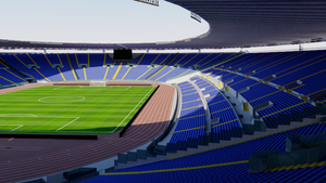Stadio Olimpico - Roma Italy 3D model