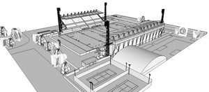 Stadio Plebiscito - Padova - Italy 3D model