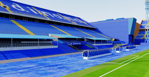 Stadion Maksimir - Zagreb - Croatia 3D model