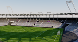 Stadium Municipal de Toulouse - France 3D model