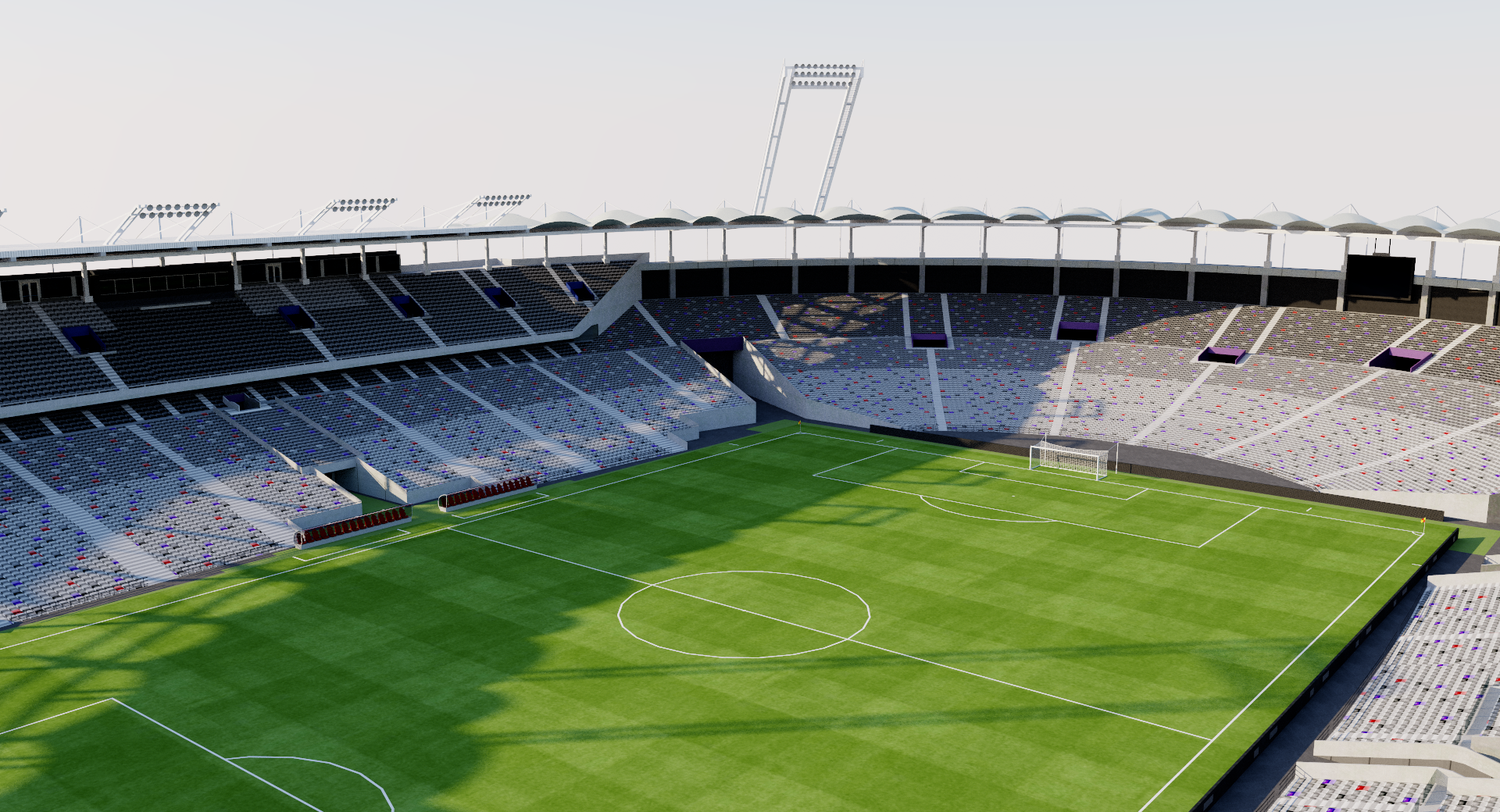 Stadium Municipal de Toulouse 3D model