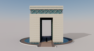 The Gate Building - Dubai UAE 3D model