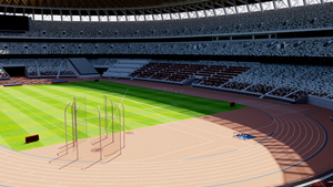 New National Stadium Tokyo - 2020 Olympics 3D model