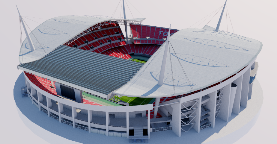 Toyota Stadium - Japan 3D model – Genius&Gerry