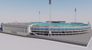 Vasil Levski National Stadium - Sofia Bulgaria 3D model
