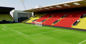 Vicarage Road Stadium - Watford 3D model