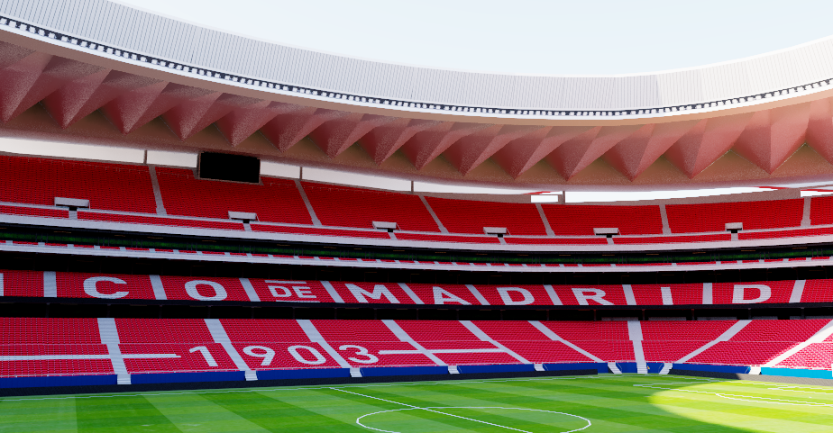 Wanda Metropolitano Stadium 'Atlético Madrid' 3D Cardboard