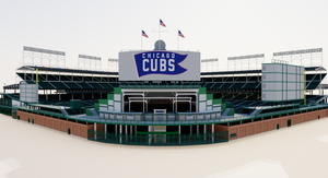 Wrigley Field - Chicago Cubs 3D model