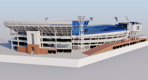 Yokohama Stadium Baseball - Japan 3D model