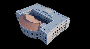 Edificio Building La Casa de Papel - Money Heist 3D model
